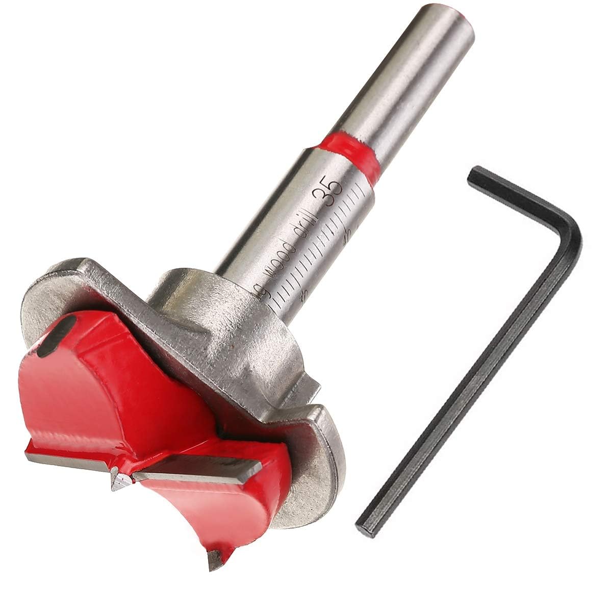 35mm Adjustable Carbide Drill Bits Hinge Hole Opener Boring Bit Tipped Drilling Tool Woodworking Cutter (B0CN4NL135) Amazon Price History, Amazon Price Tracker