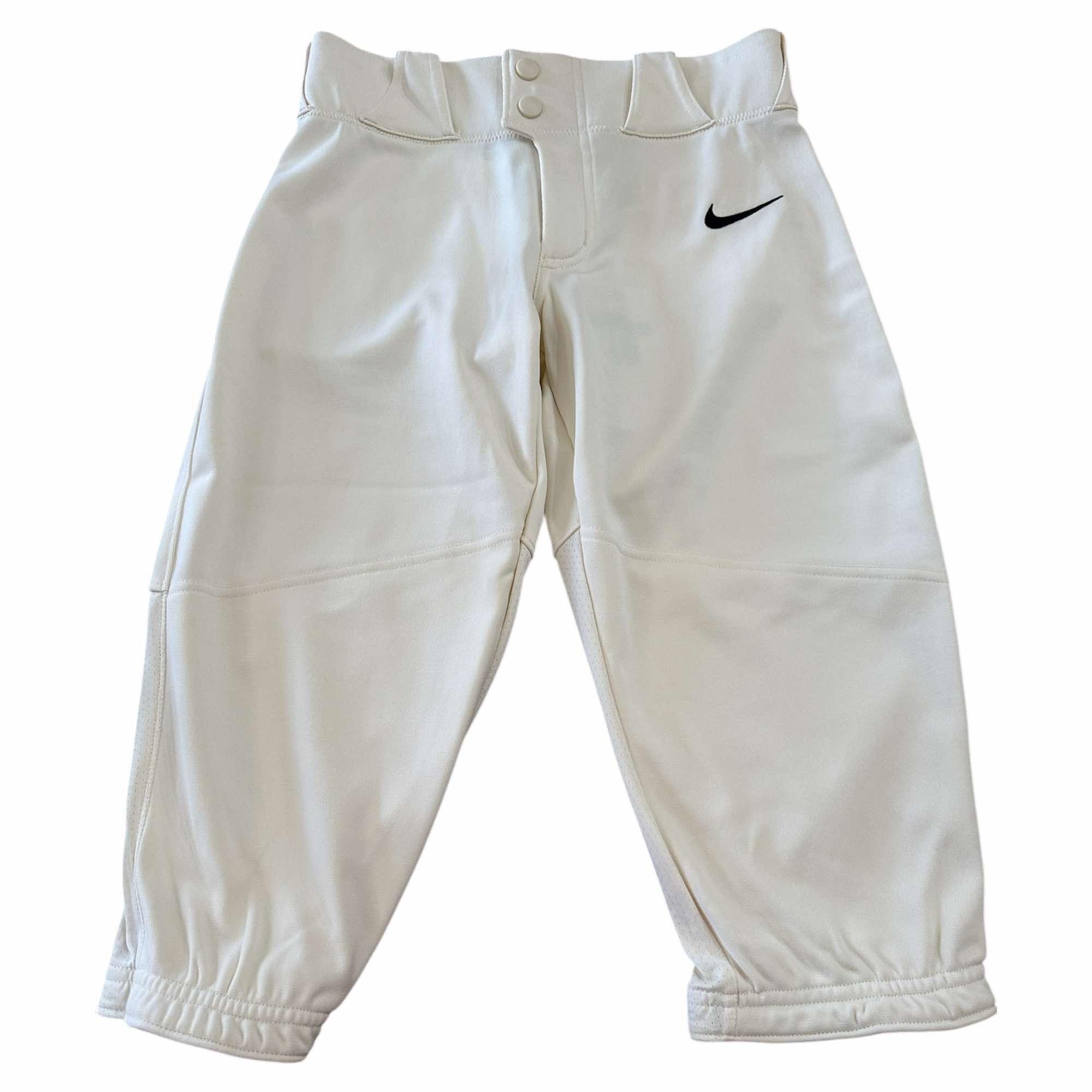 Nike Kids Youth Vapor Select Baseball Softball Pants Cream Color #BQ6421-120 - Size Kids Medium