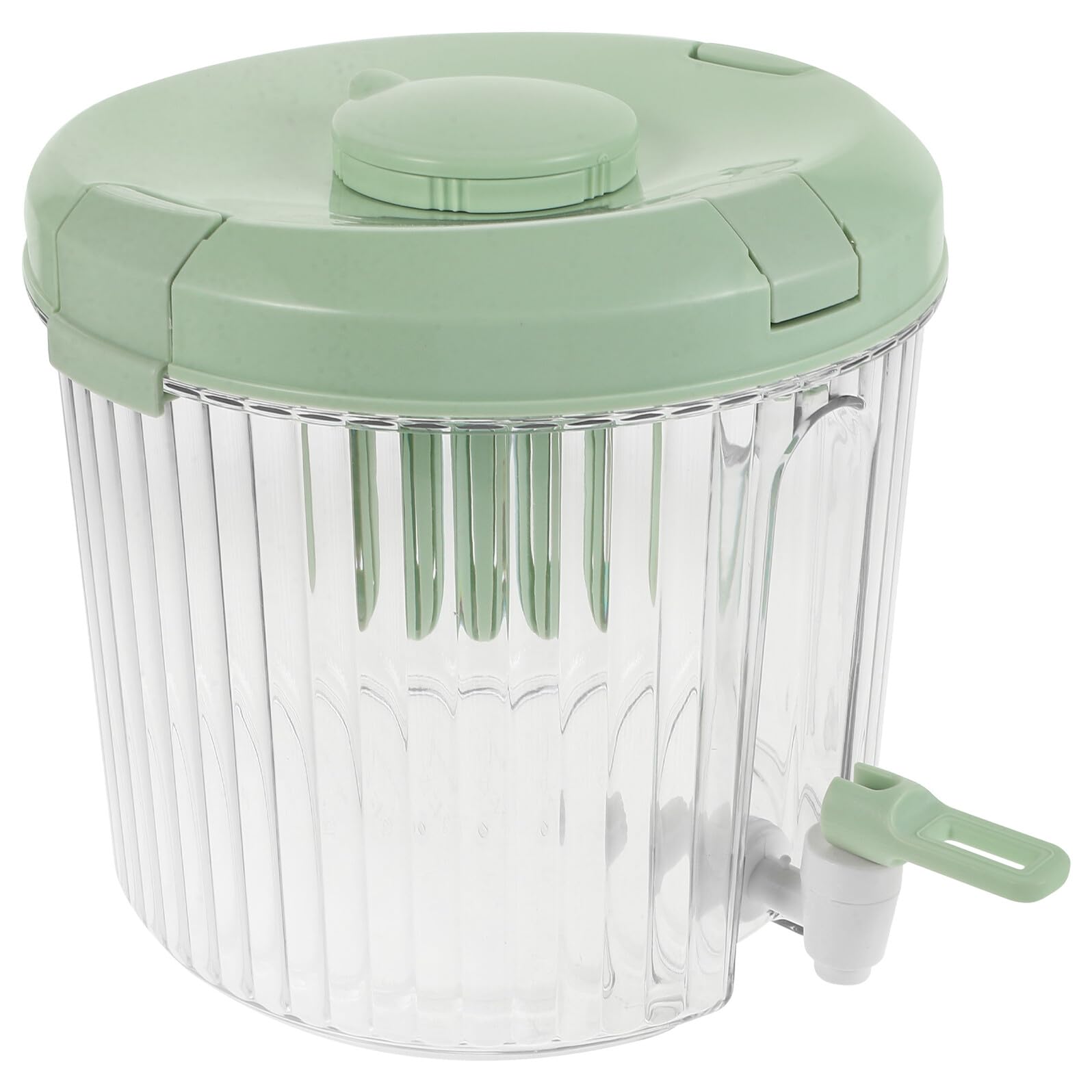 Distributeur de boissons en plastique PP grand contenant avec robinet intégré vert clair