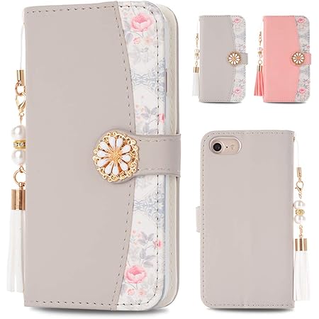 Amazon Co Jp Iphone8 ケース 母の日プレゼント Iphone7カバー 母の日限定版 アイフォン6s ケース 手帳型 かわいい 花柄 Iphone6ケース おしゃれ 人気 可愛い 携帯ケース アイフォンse2 手帳型 スマホケース アイフォン8 手帳ケース 綺麗 タッセル 携帯電話ケース