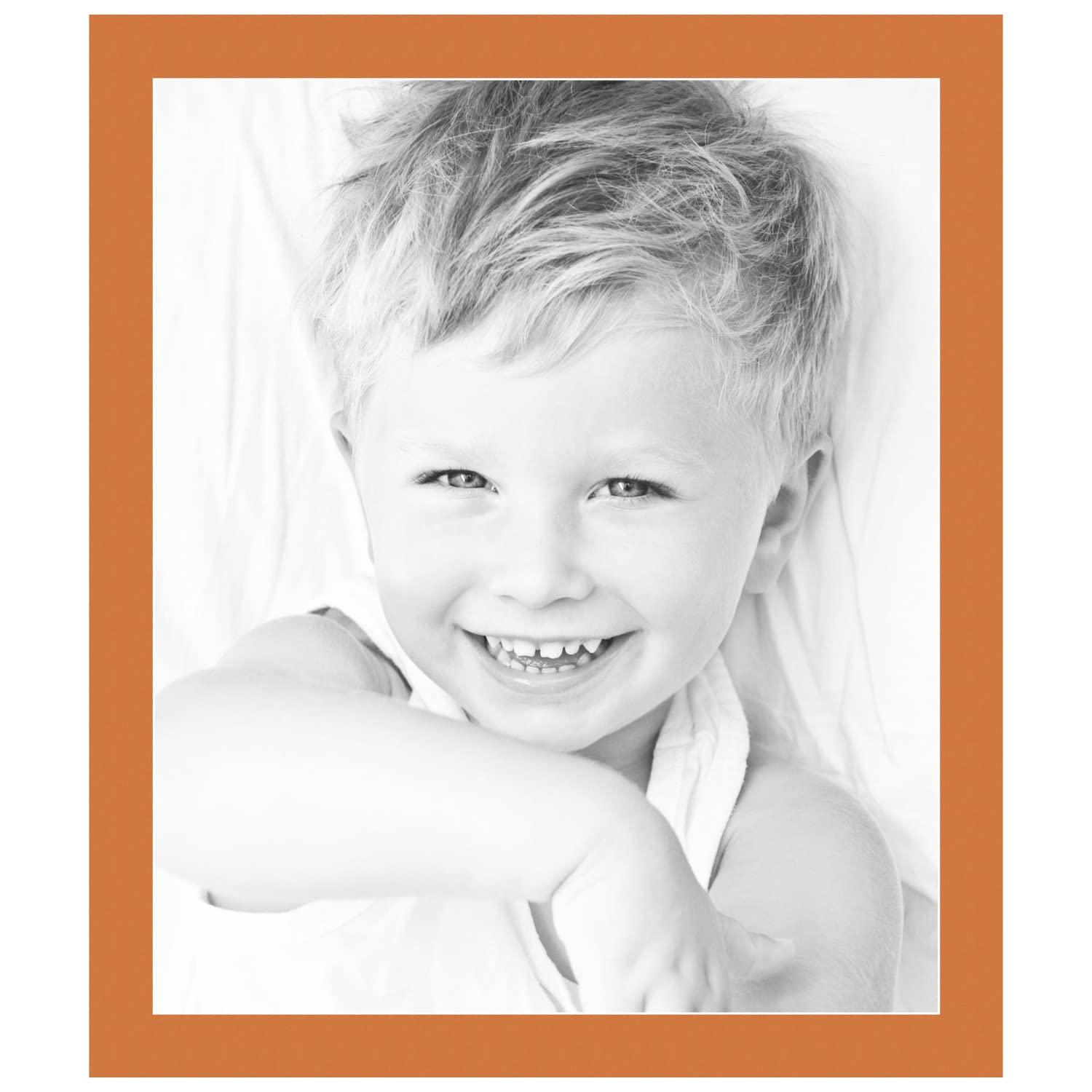 21x25 Tangerine / Octoberfest Custom Mat for Picture Frame with 17x21 opening size (Mat Only, Frame NOT Included)