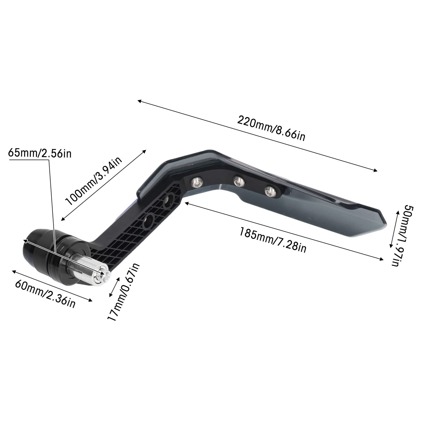 Paramani Per Moto In Lega Di Alluminio - Anticaduta E Anticollisione, Universali Per Manubrio 7/8 22mm, Rosso - Foto 10