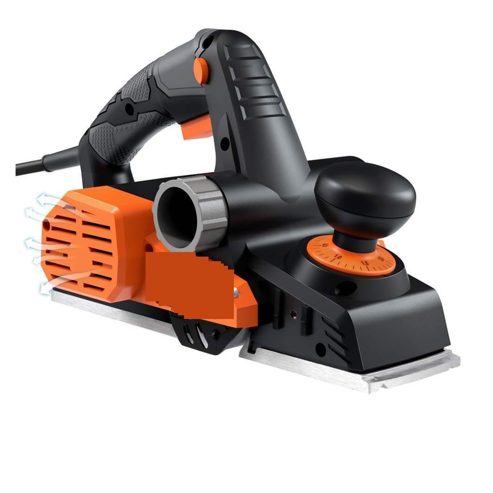LNHHG 7.5-Amp 900W Electric Planer 14500rpm Multifunctional Wood Cutting Handheld Powerful Tool With 3mm Adjustable Cut Depth
