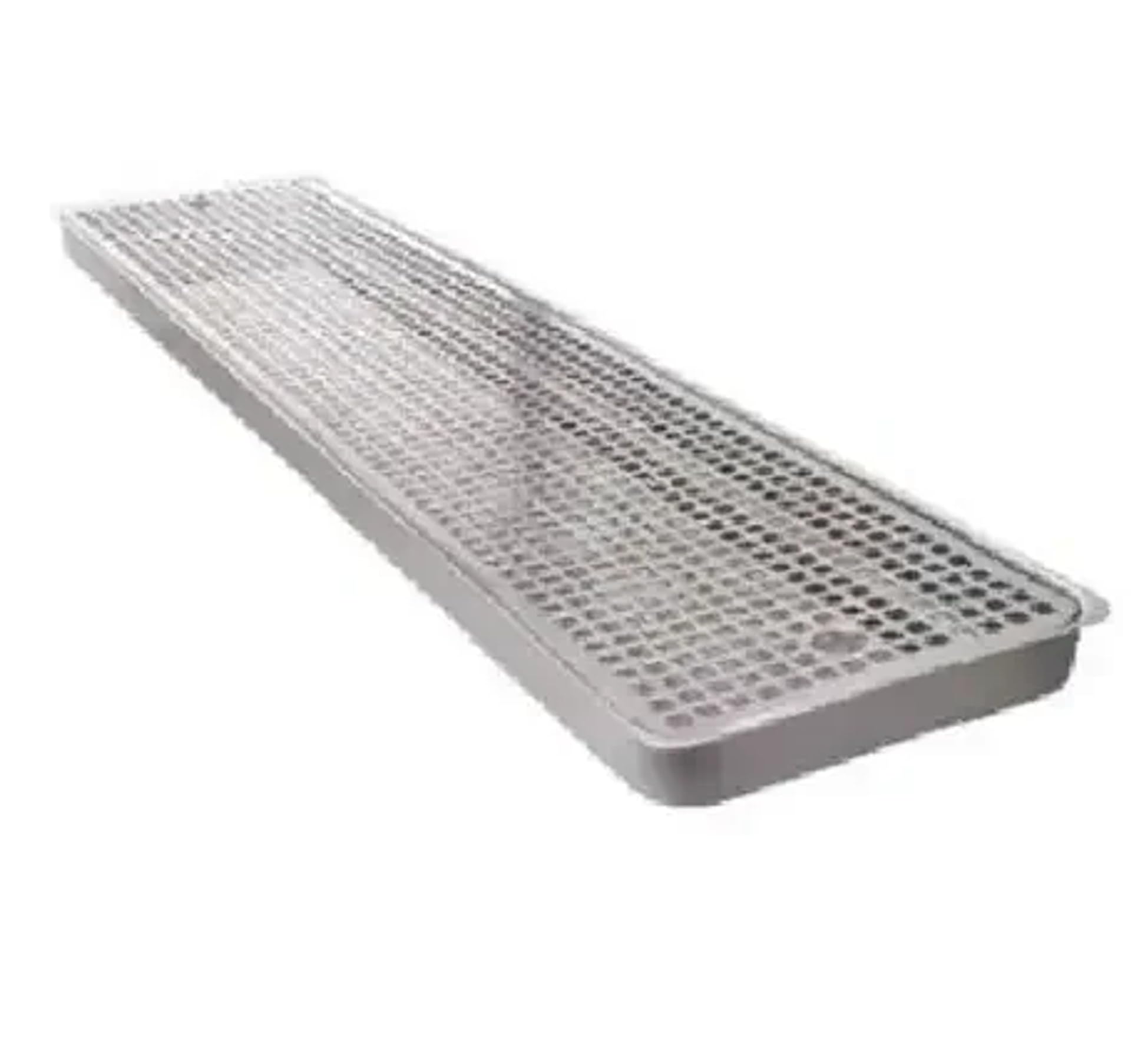 Tropfblech Abtropfblech Tropfschale Edelstahl 600x190x33 mm - Auffangschale mit Rändern für Bar Kneipe Hausbrauen Industrie Sauberkeit