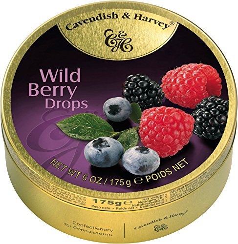 Cavendish & Harvey Travel Tin Wild Berry Drops 175 g (Pack van 9) - Image 3