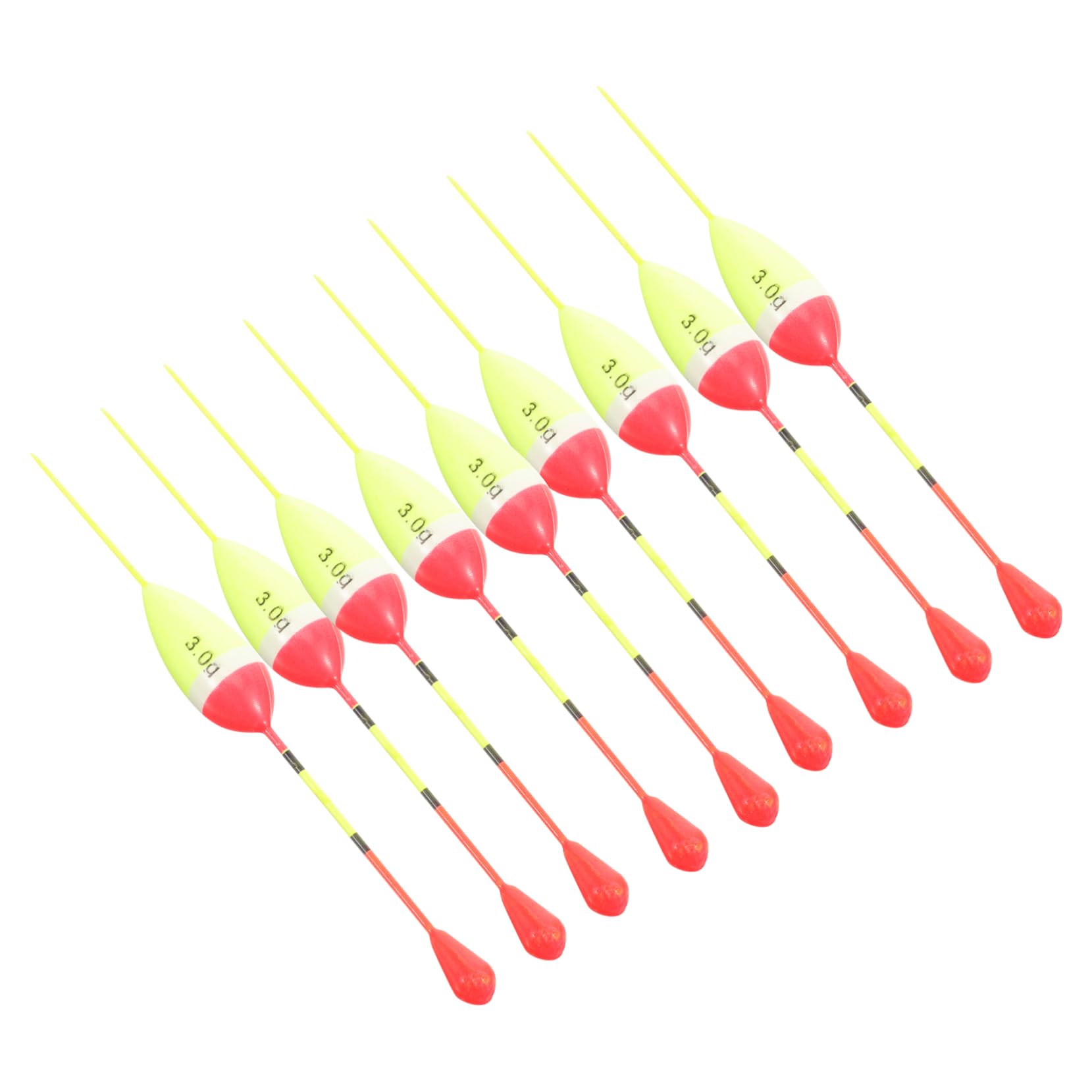 Sosoport Matériel De Pêche Crochets Leurre De Pêche Brochet Leurres Pêche À des Bâtons Pôle Fishing Peches Tige Flotteurs Équipement De Pêche Acier Inoxydable Yellow