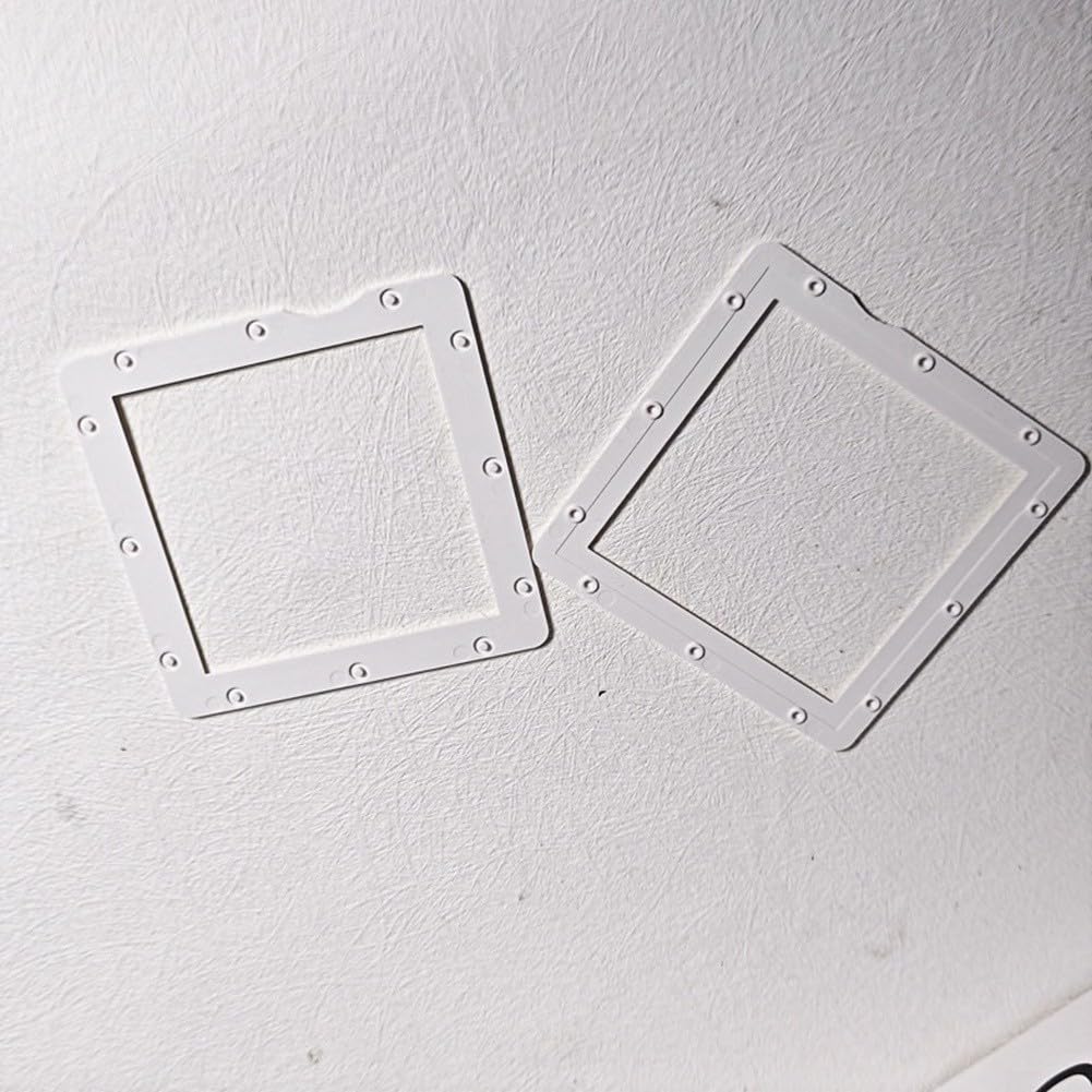 120 Film-Negativhalter, 6 x 6 Format, 50 Paar robuste ABS-Diarahmen für 60 x 60 mm Negative, sicherer schwarz-weißer Aufbewahrungs-Organizer für Fotografen (schwarz)