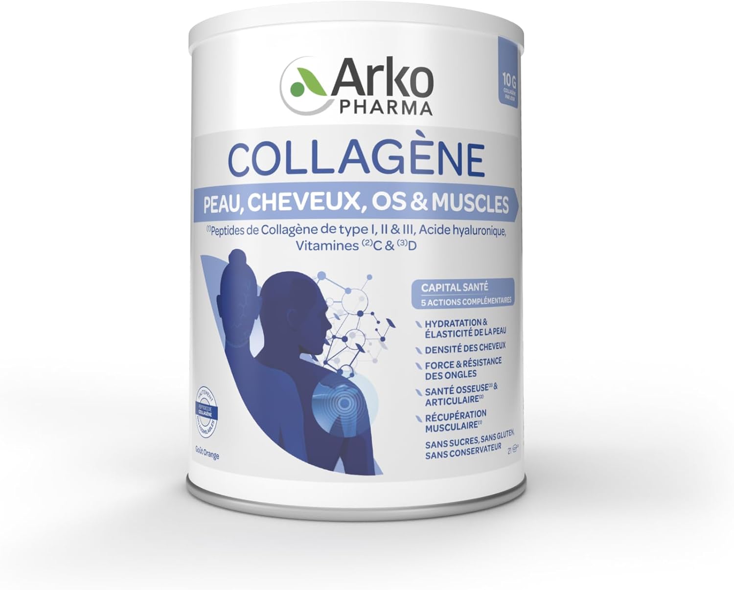 Arkopharma – Collagen Skin Hair Bone & Muscle 260g | Skin – Wrinkles – Joints – Hair & Nails – Bone | 260g Arkopharma – Collagen Skin Hair Bone & Muscle 260g | Skin – Wrinkles – Joints – Hair & Nails – Bone | 260g