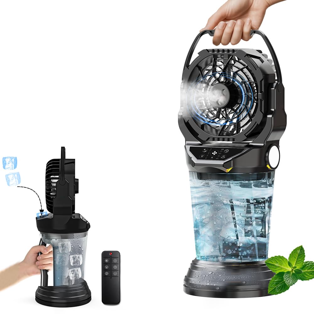 50% Off Portable Misting Fan with 30000mAh Battery - Image 1