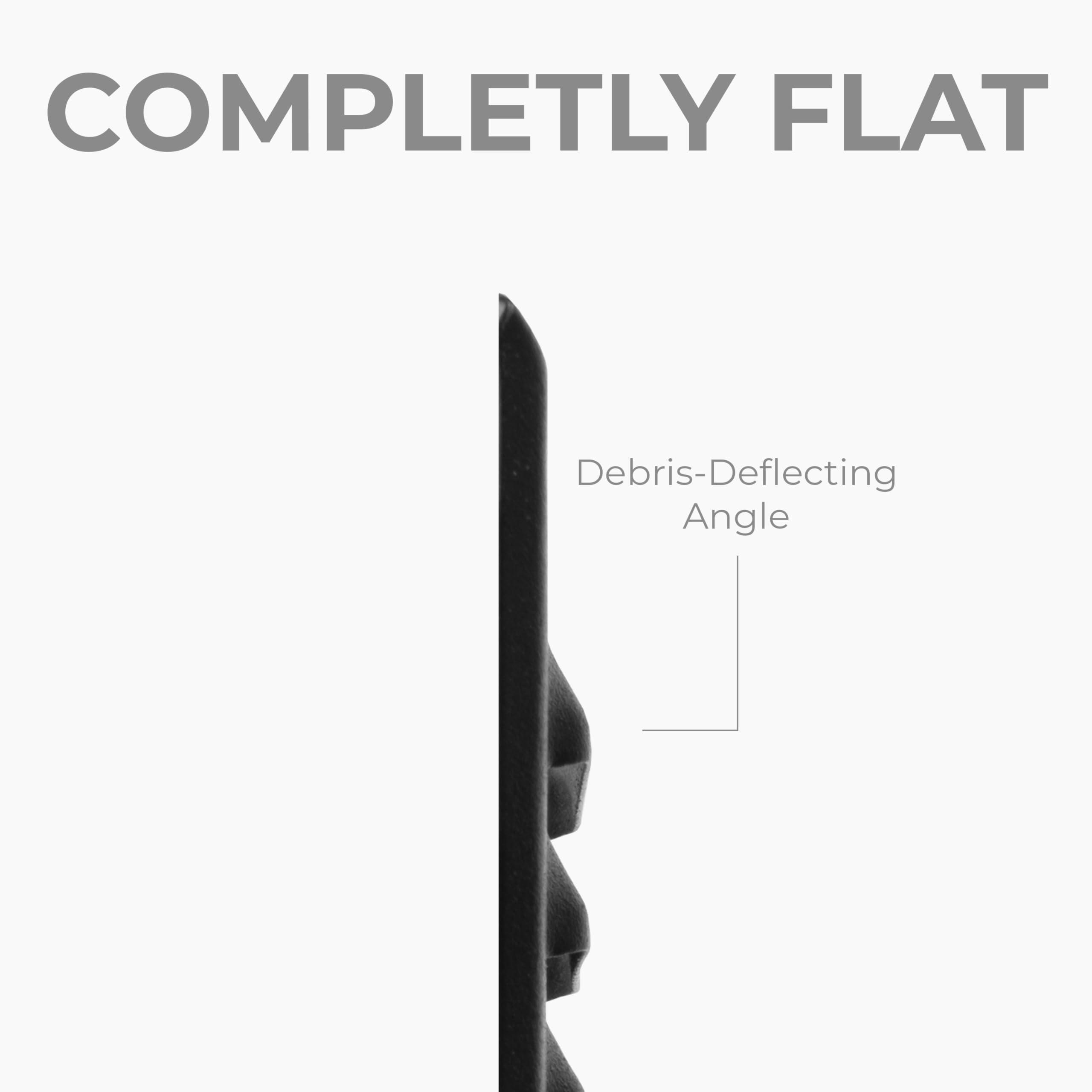 Grille d'aération carrée en acier inoxydable noir de 15,2 x 15,2 cm – Grille de retour d'air à persiennes CVC – Écran de protection intégré – Échange d'air frais dans votre maison