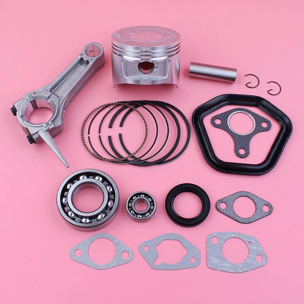 Juego de juntas de sello de aceite de cojinete de cigüeñal de anillo de pistón de 88mm para Honda GX390 13HP GX 390, pieza de motor de cortacésped generador