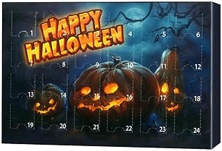 24 Days Advent Calendar with Movie Ghost Character Figures – Horror Style Resin Mini Toys