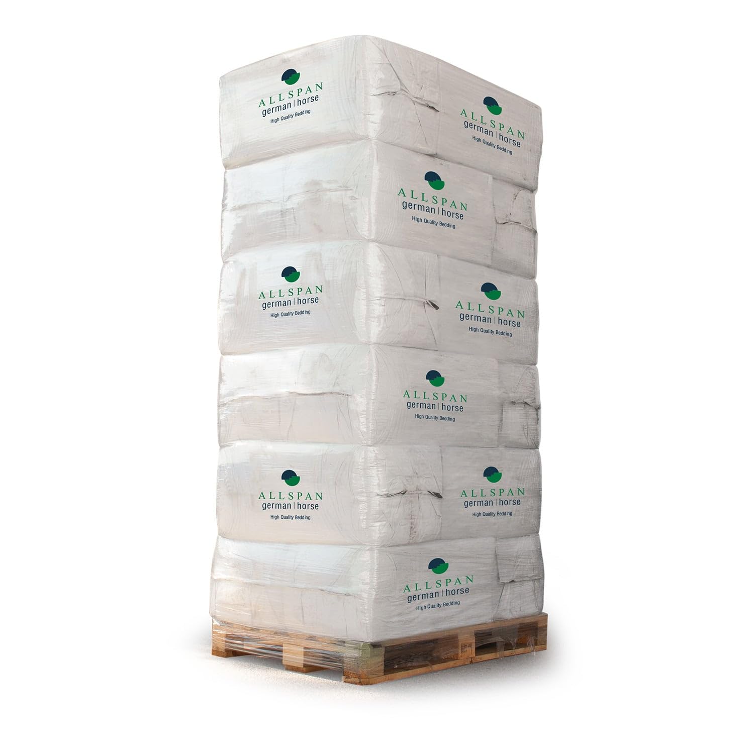 Allspan German Horse Holzspäne Hobelspäne Einstreu Großtier Kleintier Tier Pferde Stall Paddock Holz Streu 24kg x 15 Sack 360kg / 1 Palette