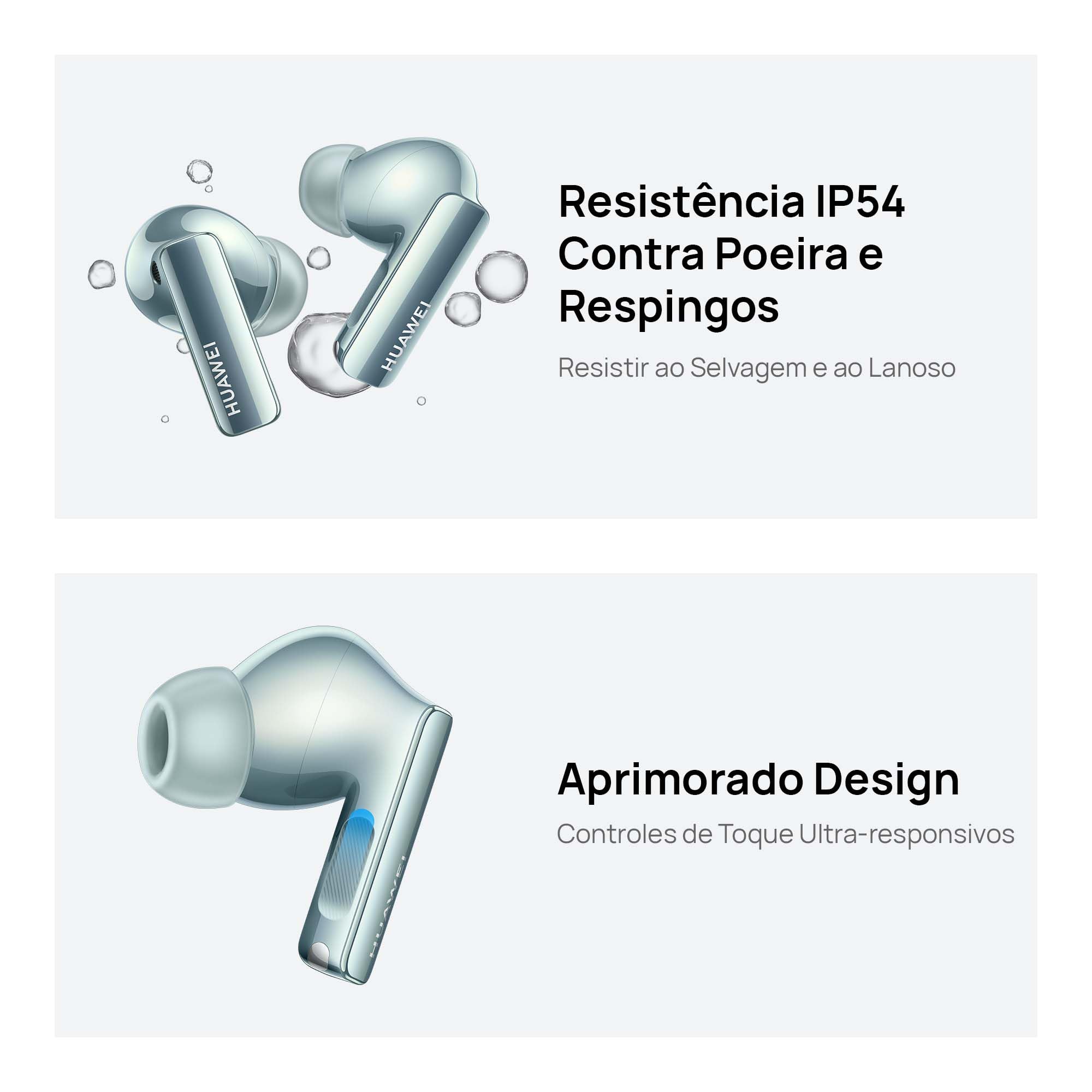Fones de ouvido sem fio TWS HUAWEI FreeBuds Pro 3,driver duplo