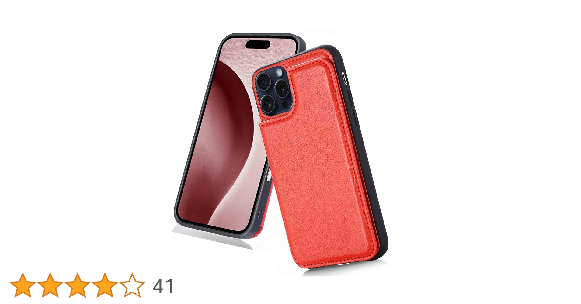 ☆iPhone 15 Pro (6.1インチ)手帳型ケース レッド Amazon.co.jp: iPhone 15 向け ケース 手帳型 縦開きカバー 下