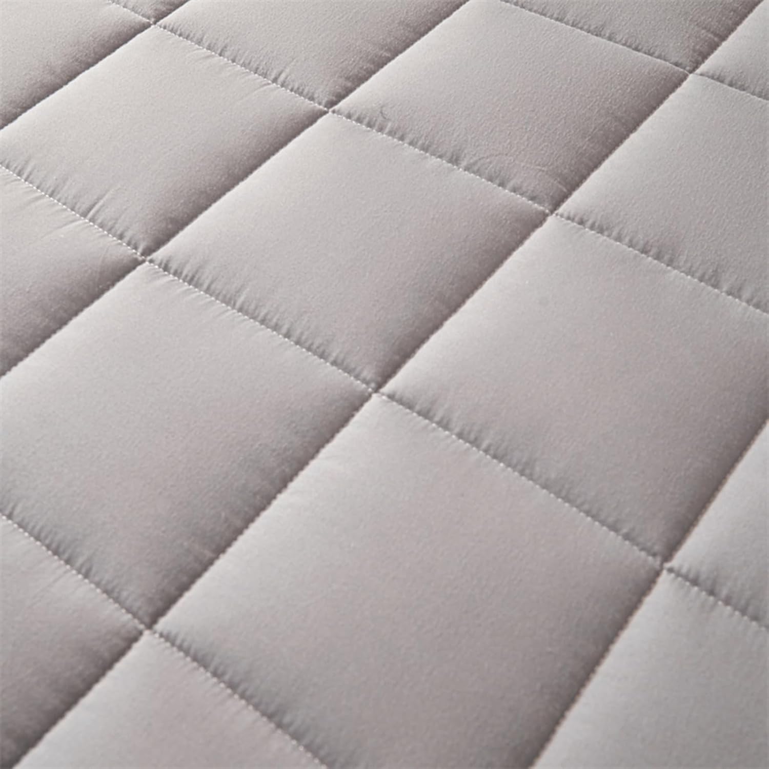 Matratzenbezug 140 x 200/180 x 200/120x200/160x200 aus Mikrofaser mit Reißverschluss, Matratzenschoner All inklusive(Gray,140x200+25cm)