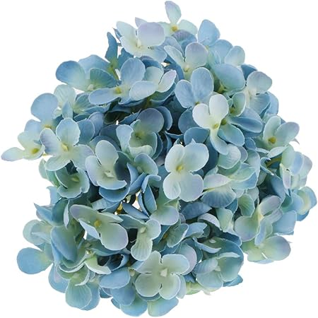 Amazon Co Jp 美しい 造花 現実的 アジサイ シルク フラワー フラワーアレンジメント 装飾花 多色選べる 濃紺 ホーム キッチン