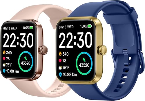 SKG Reloj inteligente rastreador de fitness con natación de 5 ATM impermeable monitor de salud para frecuencia cardíaca oxígeno en sangre sueño