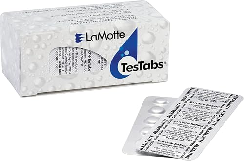 LaMotte 3920A-J Visual Grade TesTabs, Alkalinity, 100 ct.