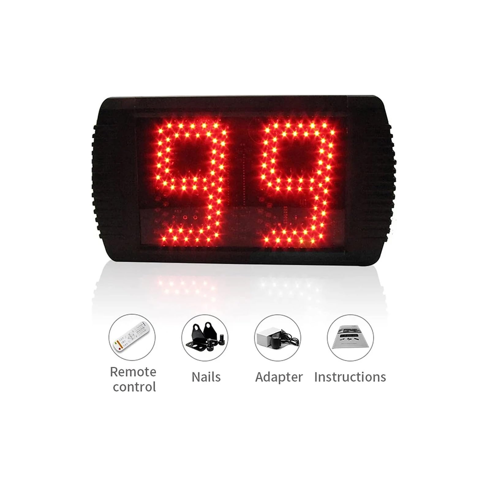 Temporizador cronómetro Cuenta atrás de tiempo personalizada LED for juego de baloncesto, reloj de tiro portátil, temporizador for cancha de baloncesto, 5 pulgadas para gimnasio en casa, gimnasio en g