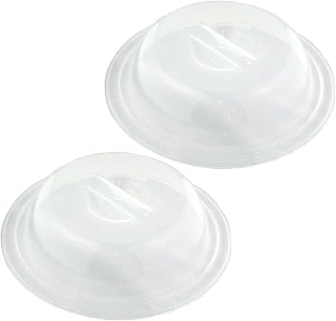 Nagao Deep-Shaped No Lap Required, Set of 2 for Microwave Cooking, Made in Japan, Clear