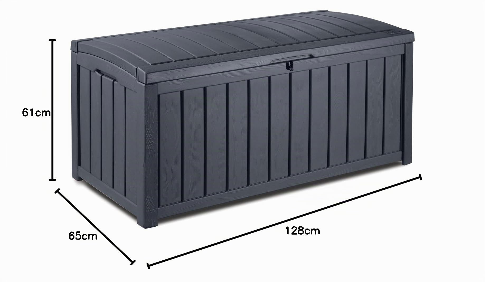 KETER Coffre de rangement extérieur GLENWOOD - 390 litres