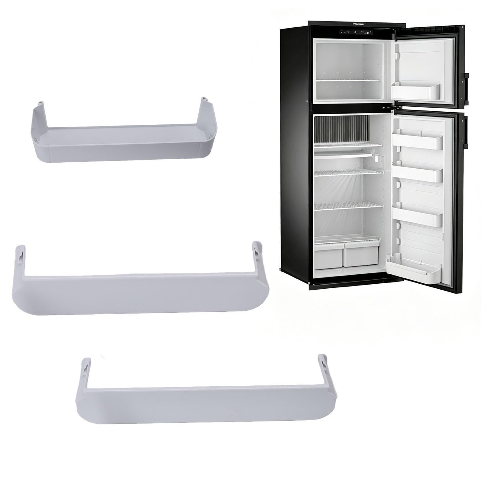 Fydun Estante Puerta Refrigerador Claro Seleccionados