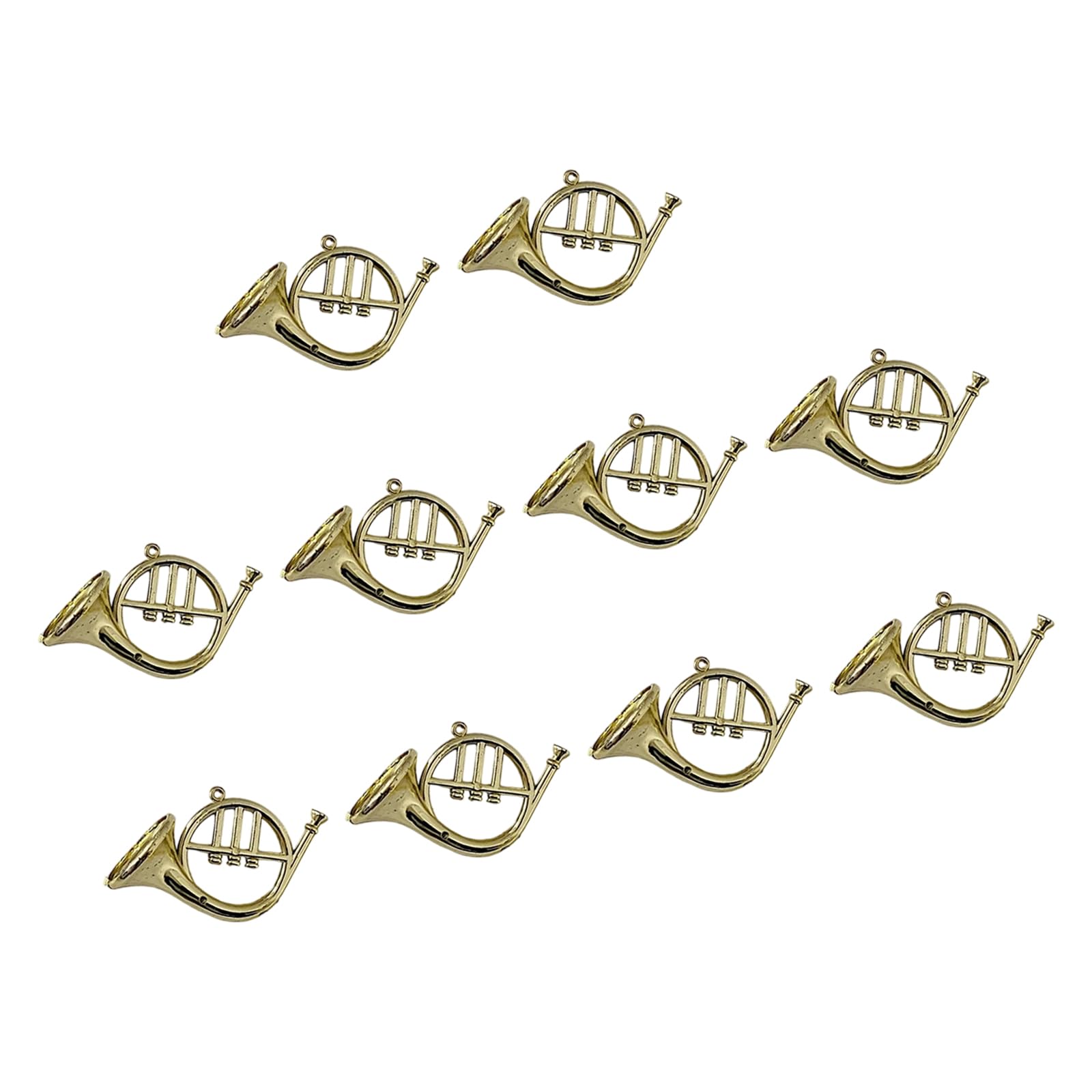 10Pcs Miniature Musical Instrument Pendant Christmas Tree Ornament for Backpacks Charm Music Lovers Home Decoration