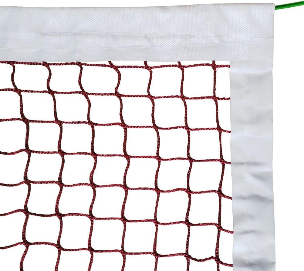 Professional Badminton Net, Brown, Nylon and Polyester, Standard Size, Durable Weather-Resistant, 1 Piece-image-46