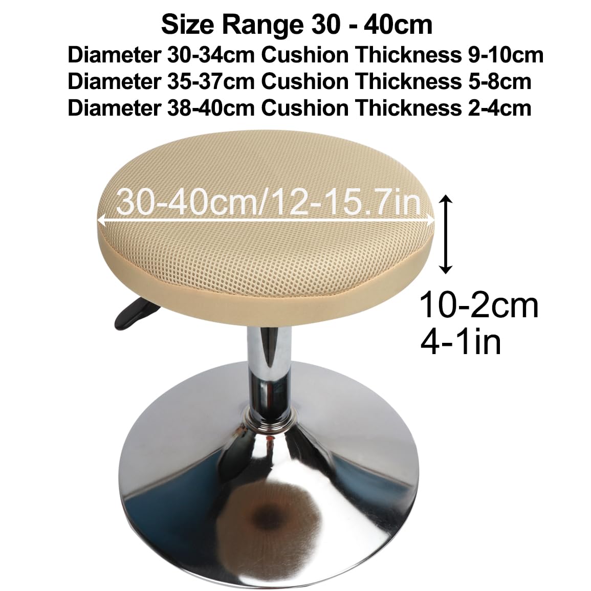 ronde kruk covers 2pcs ronde barkruk covers rekbaar, wasbaar ronde kruk covers 2pcs ronde barkruk covers rekbaar, wasbaar