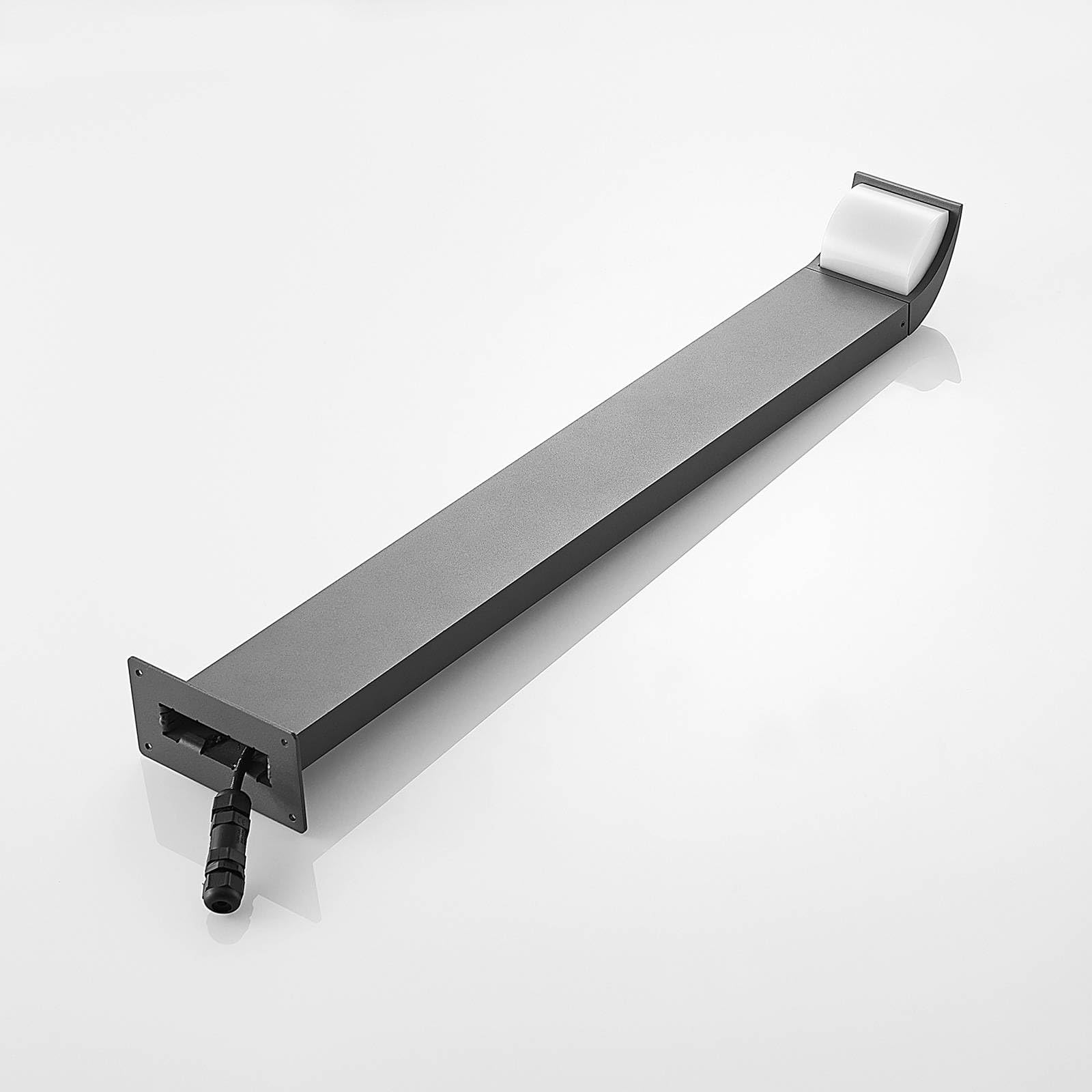 Lucande LED Wegeleuchte Pollerleuchte anthrazit 80 cm IP65 Außenleuchte