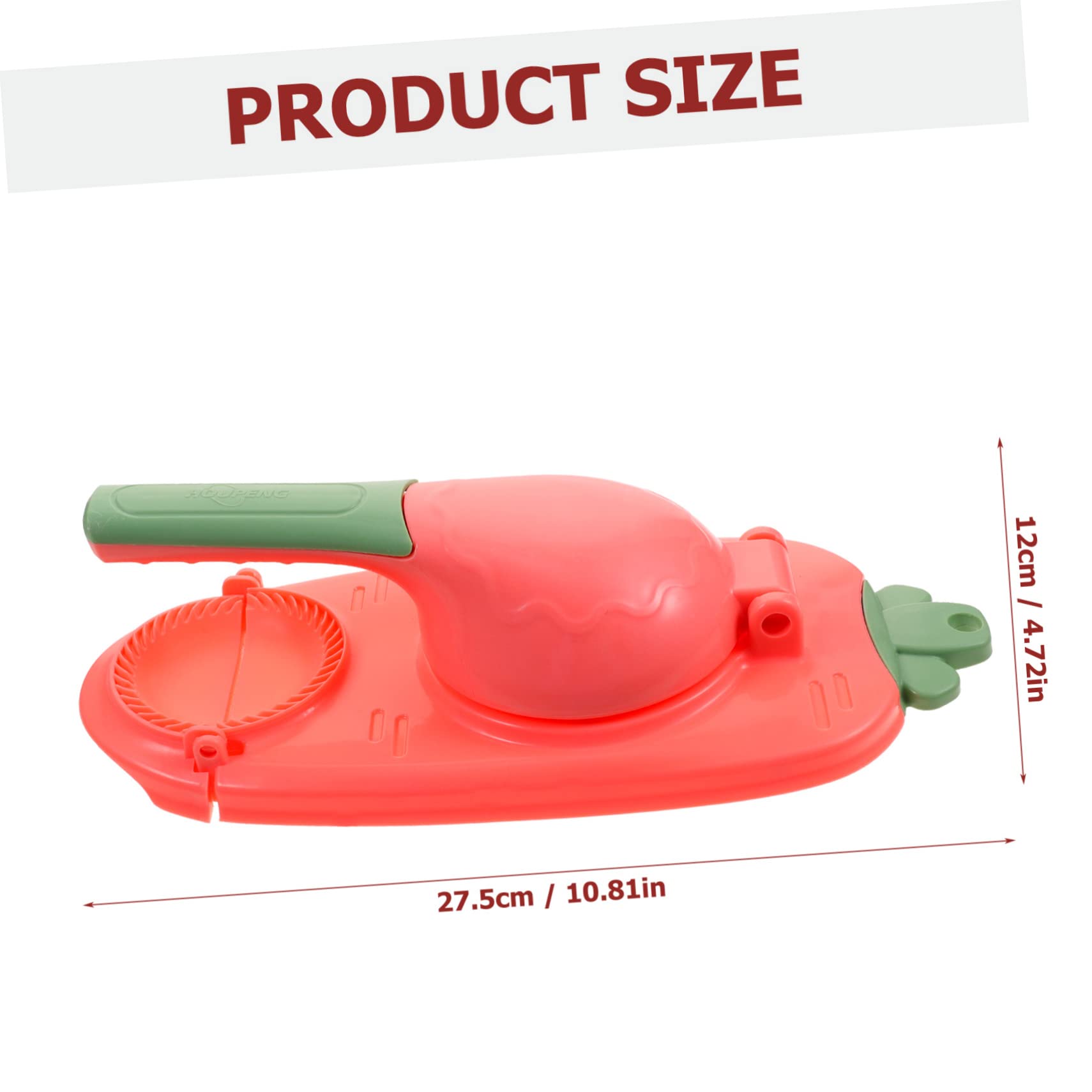 BRIGHTFUFU Dumpling Presser Tool Manual Dumpling Maker for Quick Easy Skin Pressing Non-stick Surface