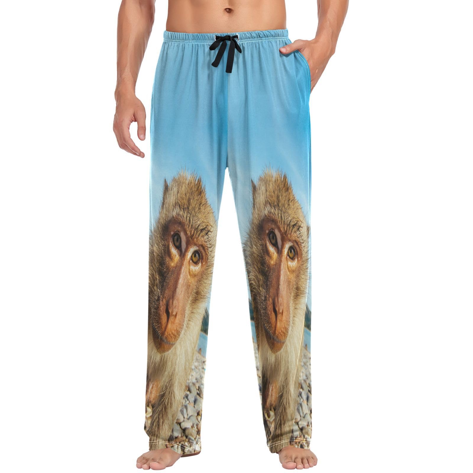 visesunny Men's Pajama Pants 100% Cotton Lounge Soft Warm Sleepwear Pants PJ Bottoms Drawstring and Pockets