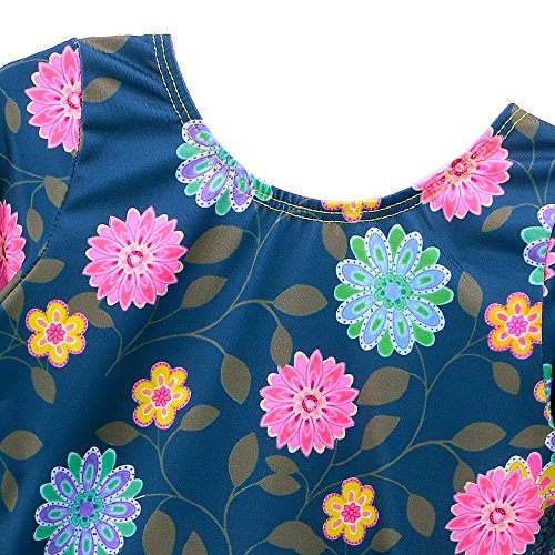 Image of DAXIANG Gymnastics Leotard for Girl Dance Clothes Gold Sparkly Mermaid 2-15 Years