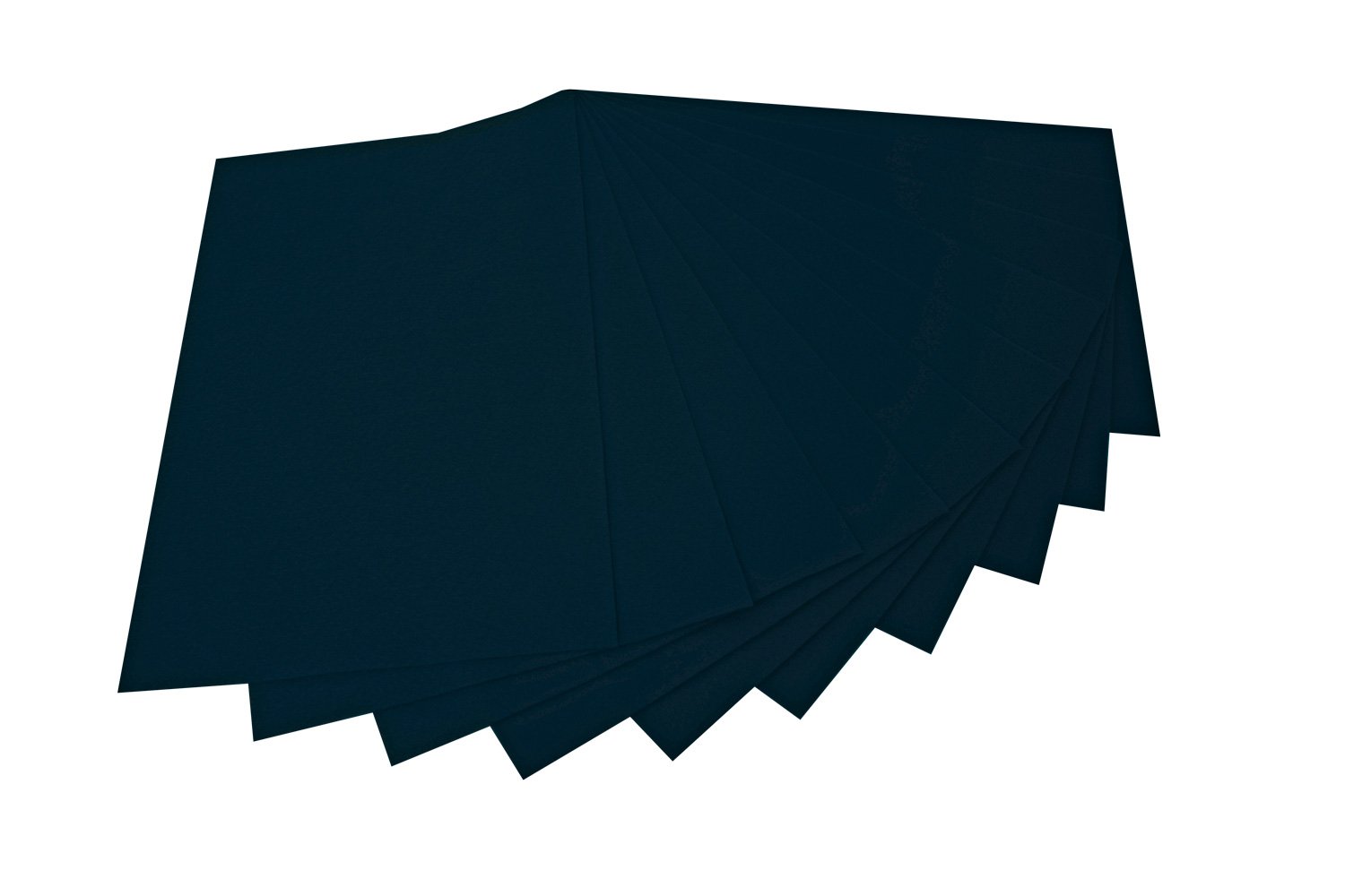Folia 520490 Craft Felt 20 x 30 cm/10 Sheets Black