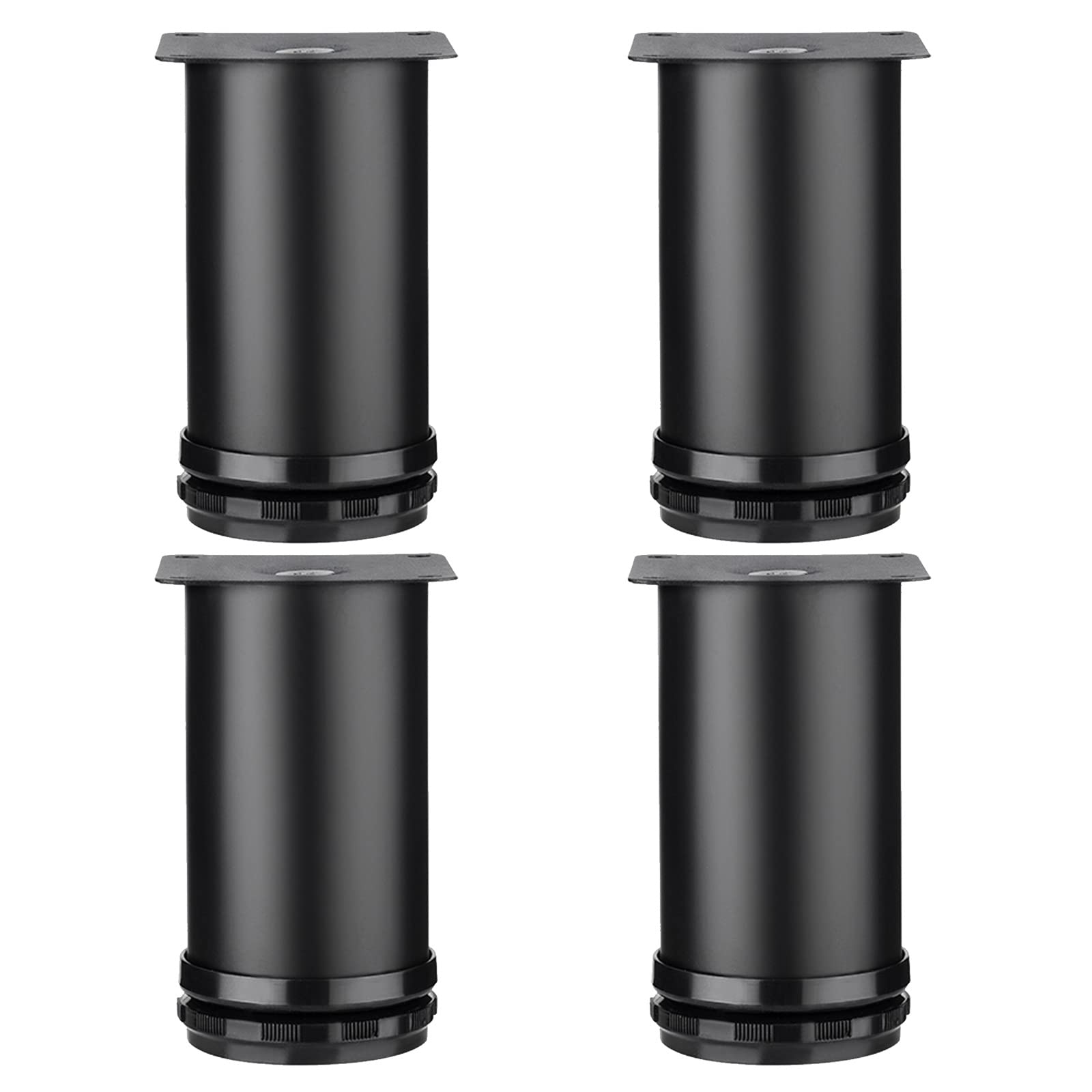 Pieds de table réglables 0-15mm en métal pour lit et armoire
