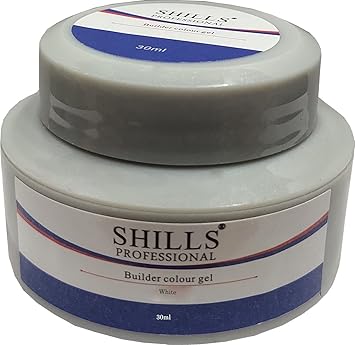 SHILLS PROFESSIONAL Uv Led Builder Colour Gel 30Ml White