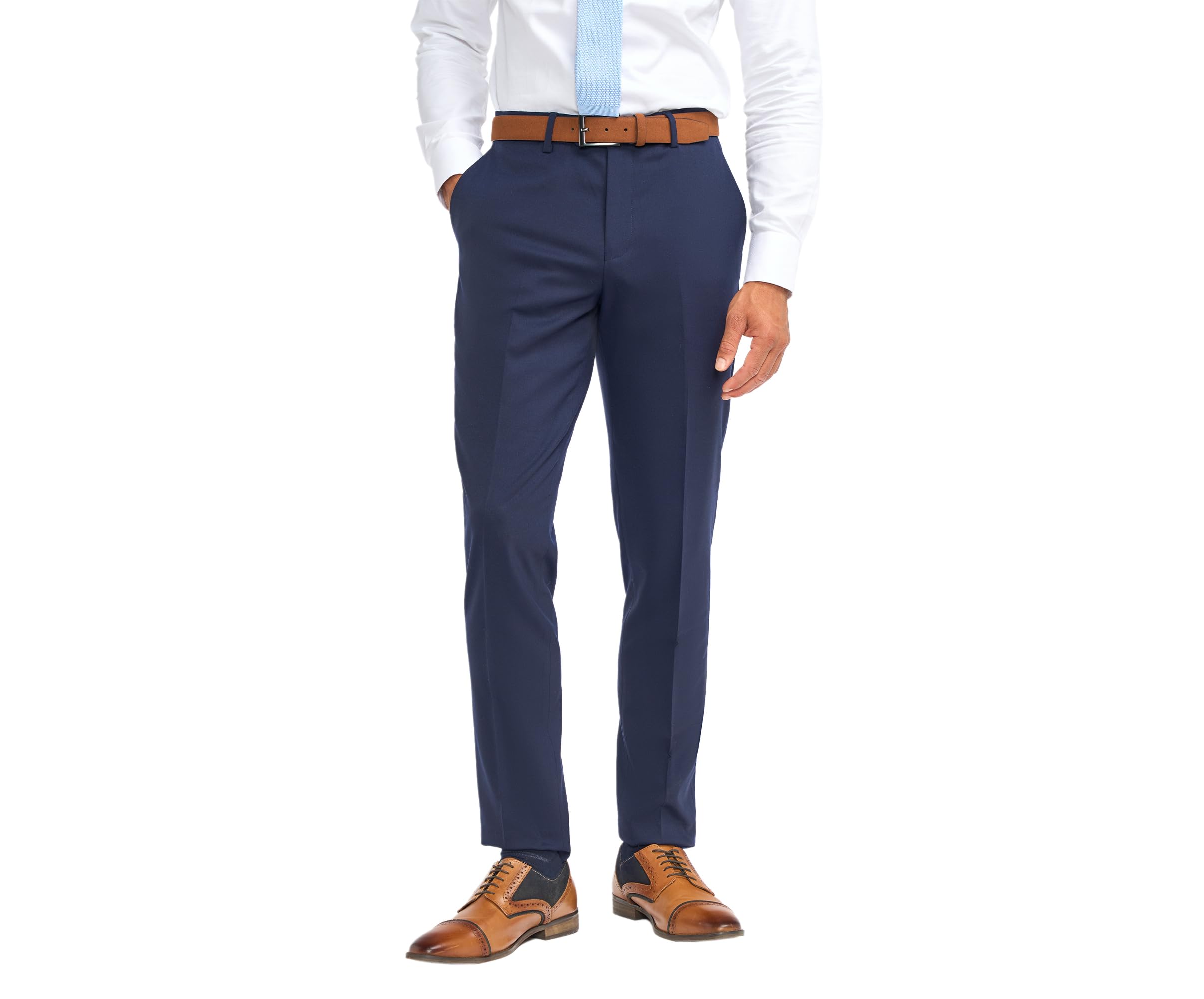 Mens Wool 3-Piece Suit Classic Vintage Slim Fit Wedding Business Formal Attire