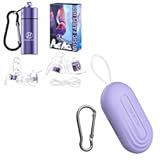 High Fidelity Concert Ear Plugs, 2 Pairs Noise Reduction Music Earplugs Earplug Cases, Portable Earplug Holder-Purple