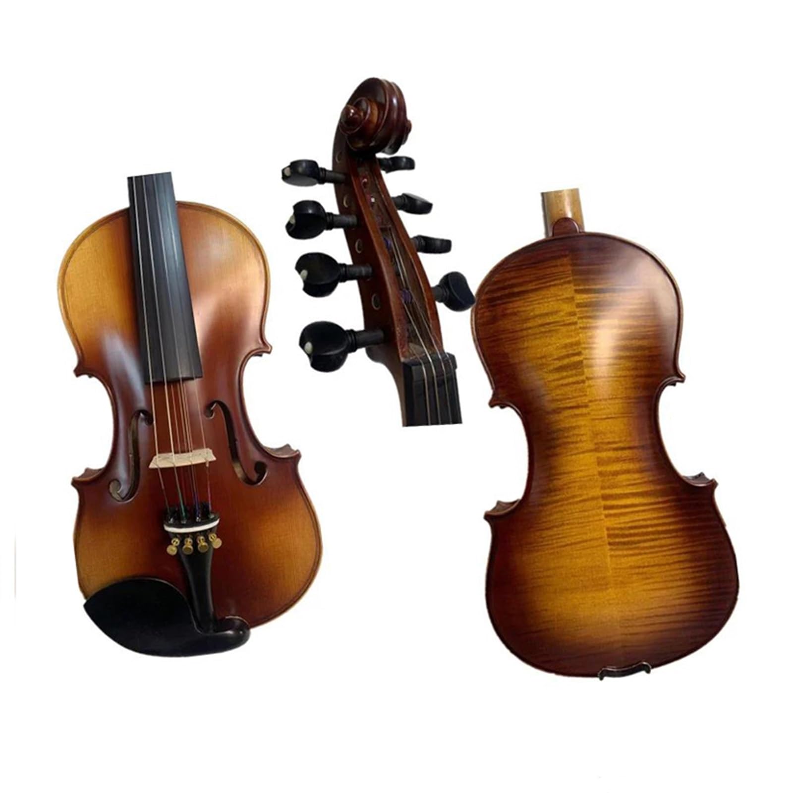 Violino Fatto A Mano 4x4 Corde Violino Principianti | Misura 4/4, top in acero