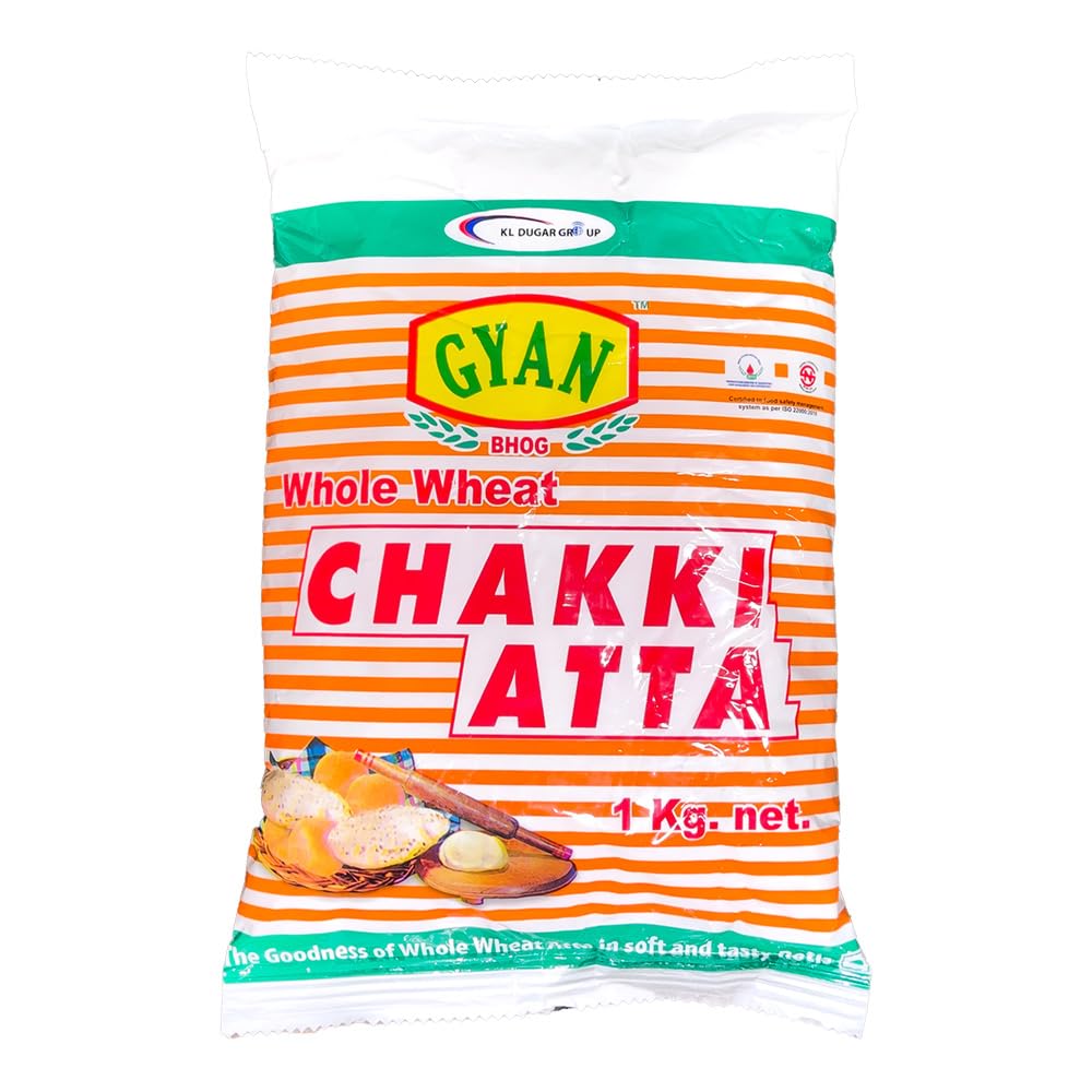 Amazon.co.jp: チャッキーアタ 1kg (1袋) ネパール産 GYAN CHAKKI ATTA 