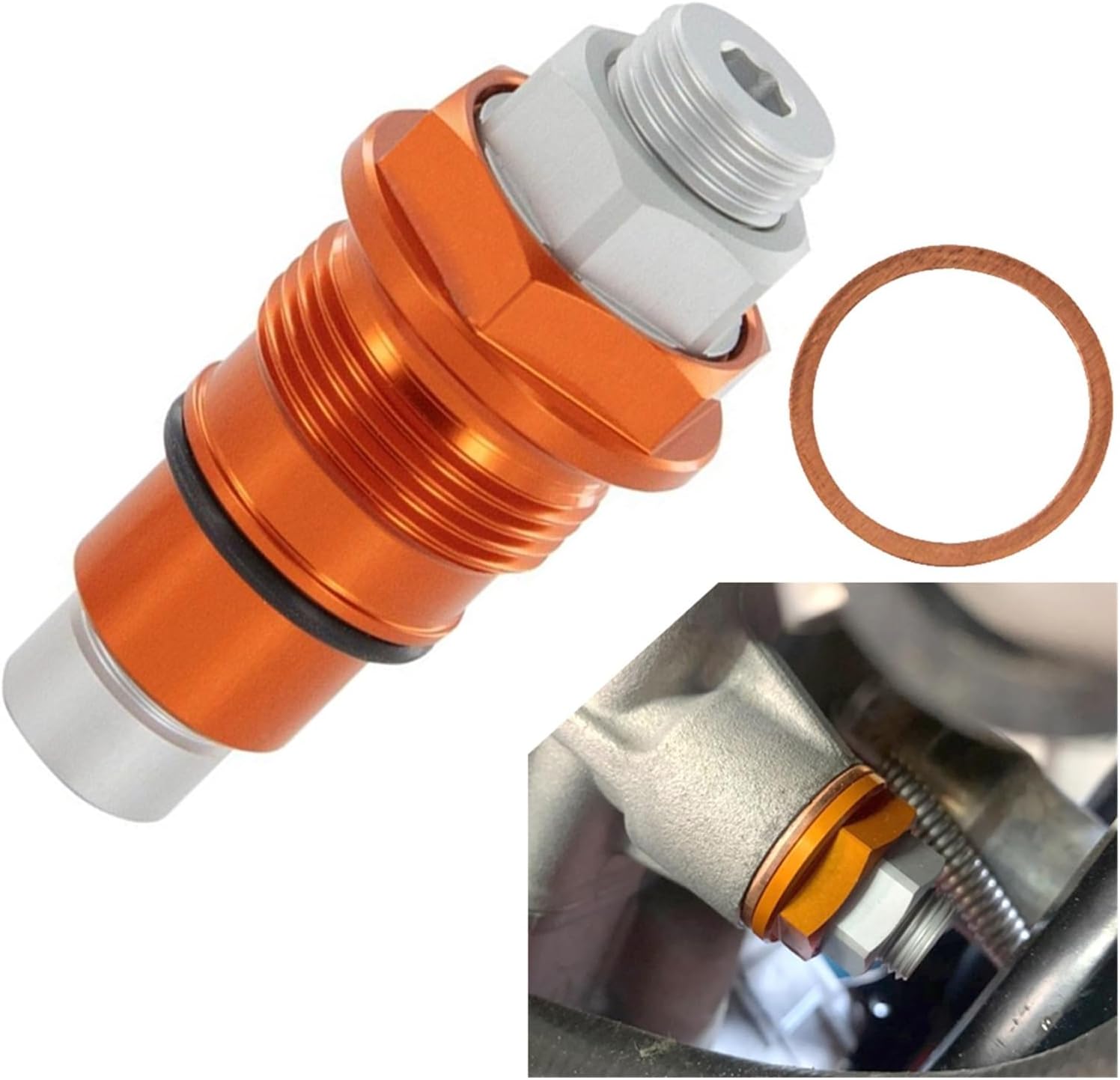 Manual Timing Cam Chain Tensioner Adjuster Fit Compatible With 250 350 400 450 505 530 SX-F EXC-F XC-F XCF-W/SIX-DAYS SMR 2005-2023(Red)