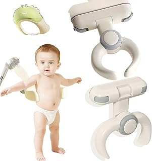 Baby Bath Stand Helper Baby Shower Stand - Easy Install Foldable Shower Station for Infants & Toddlers, Toddler Shower Stand for 6-36 Months