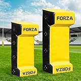 FORZA Goalkeeper Training Tackle Bag [2 Styles] | Develop Catching & Ball Handling | Junior & Senior Sizes (Double Wedge Bag, Junior)