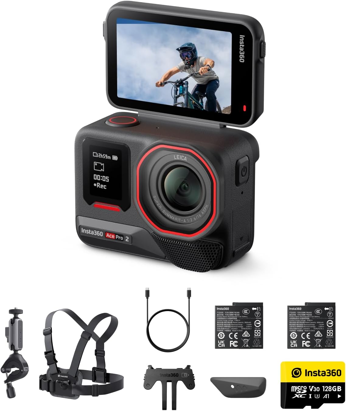 Insta360 Ace Pro 2 Bike Bundle 8K Cámara Acción