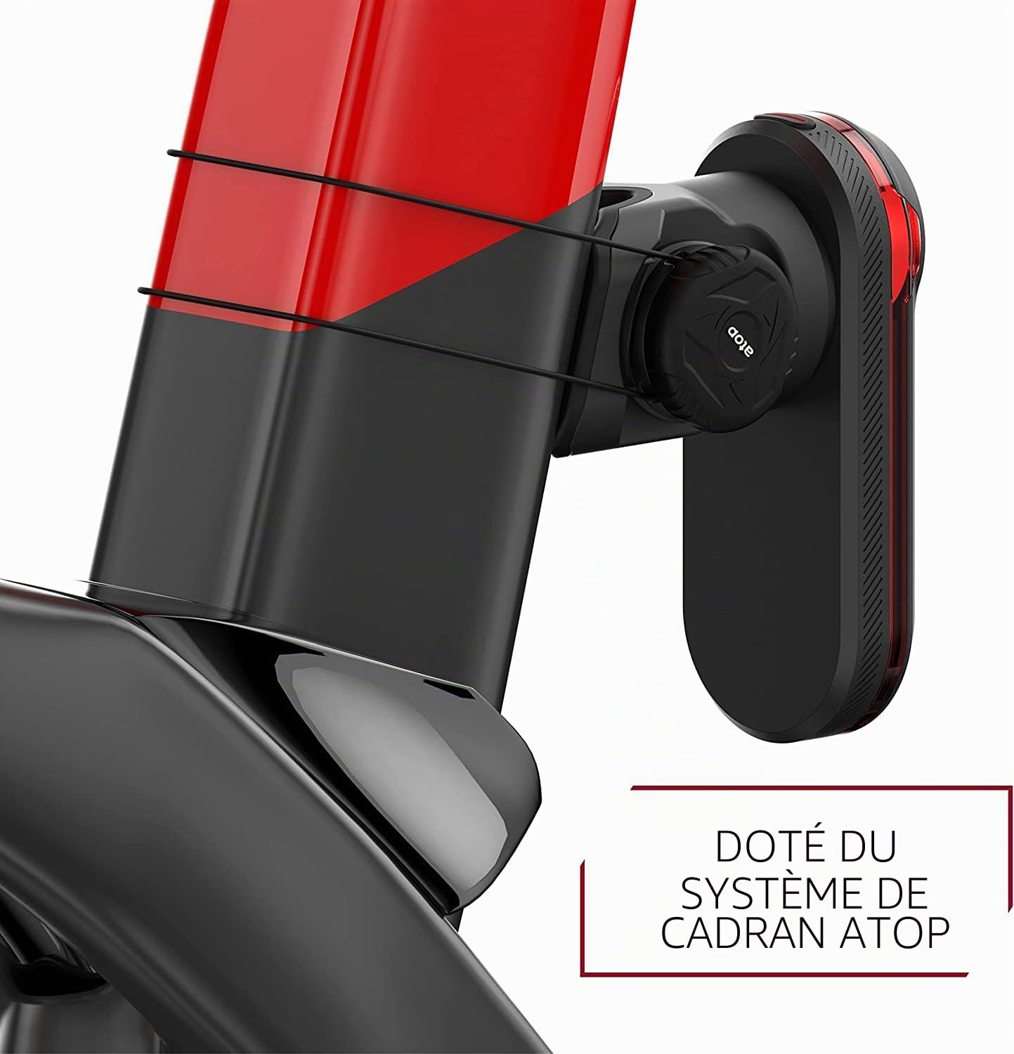 KOM Cycling Pour feux arrière Garmin Varia dont RTL515, RTL510, RVR315 avec cadran ATOP pour plus de sécurité – Varia tige de selle et support sous selle