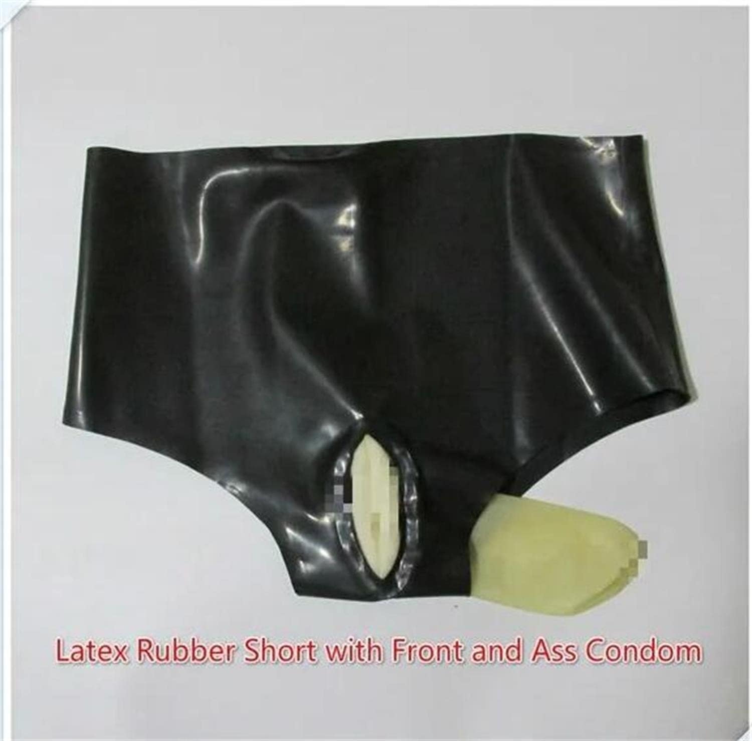 Men's Wet Look Briefs Latex Panties Lingerie Boxer Underpants Underwear Shorts