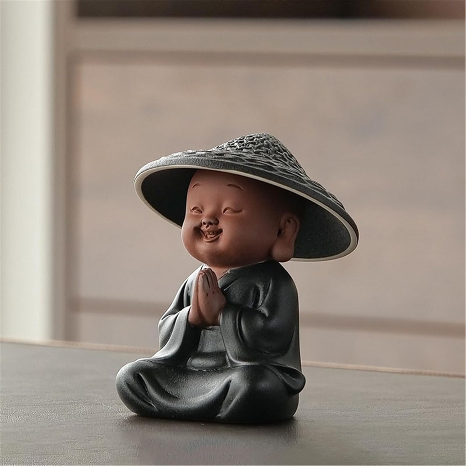 Purple Clay Tea Pet Ornament Leaf Filter Ware Home Use Kung Fu Tea Set Ornament-Style3