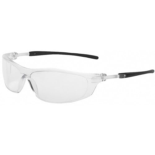 Galeton 11036 Rail Safety Glasses, Anti-Fog, Wrap-around, flexible temple, lightweight,