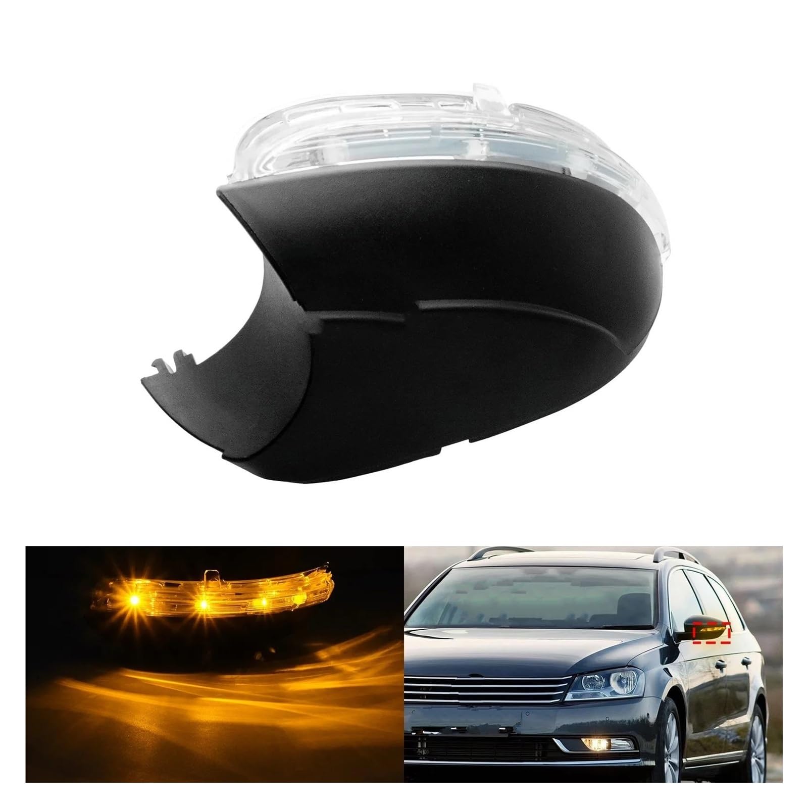 Automobili luci segnalazione Per VW Per Passat B7 2010 2011 2012 2013 2014 2015 Indicatore Luminoso Dello Specchietto Retrovisore Laterale Sinistro Indicatore Lampada